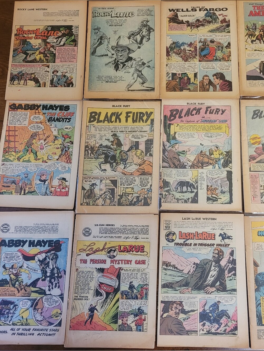 1950s 1960s Western Comuc Book Lot Of 12